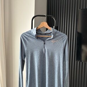 Nike Blue 3/4 Quarter Zip - Small